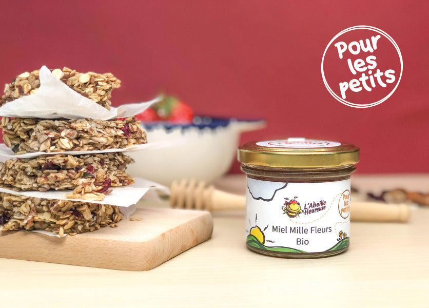 6 idées de petit déjeuner équilibré au miel et au pollen cru pour les enfants
