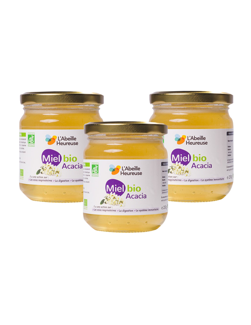 Miel d'Acacia BIO - 3x250g BIO 1