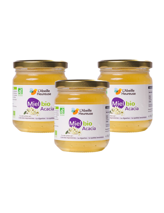 Miel d'Acacia BIO - 3x250g BIO 1