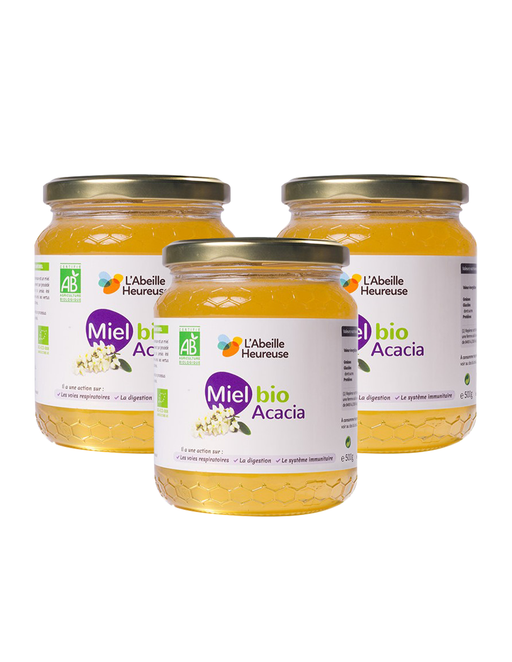 Miel d'Acacia BIO - 3x500g BIO 1